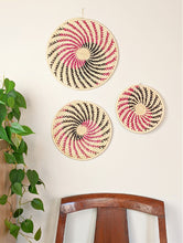{Imperfections} Woven Trivet Table Mat – Pink Spiral Design