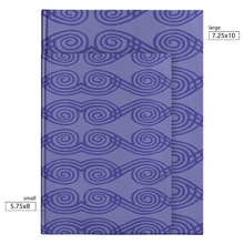 small and large purple african pattern hardcover