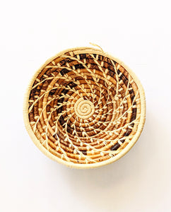 Small Natural Woven African Basket