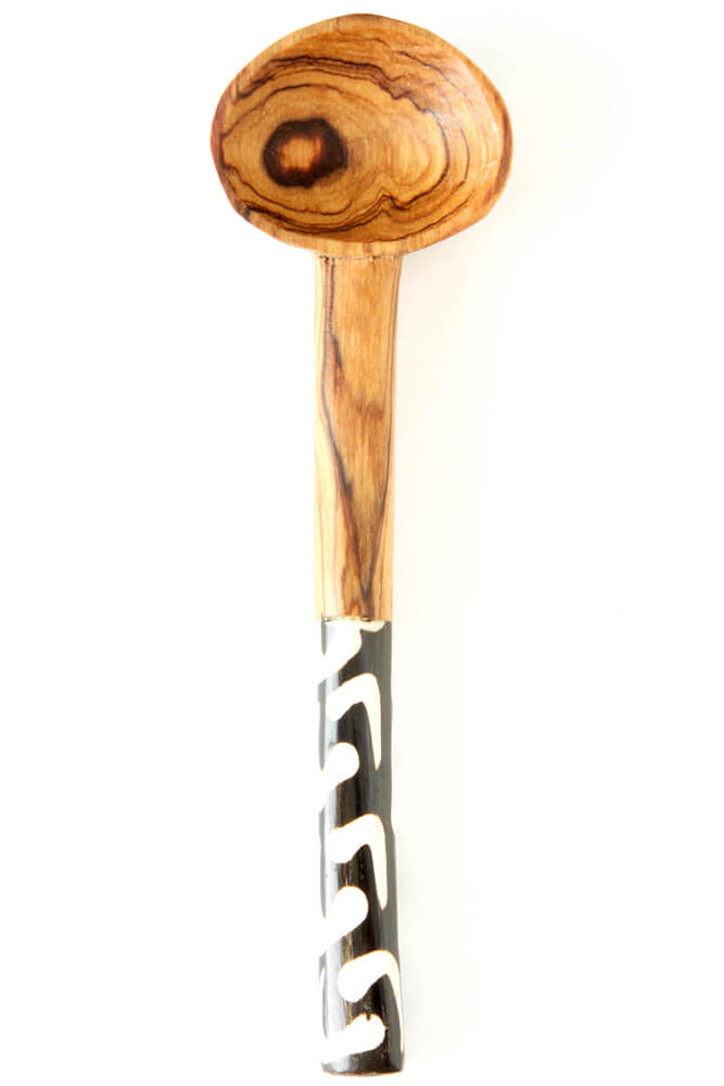 Olive Wood Spoon Bone Handle