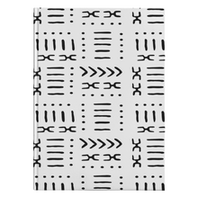 mud cloth African pattern hard cover journal lined