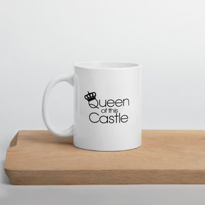 Queen of This Castle White Ceramic Coffee Mug