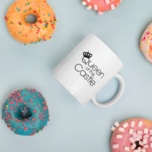 white glossy mug 11oz donuts