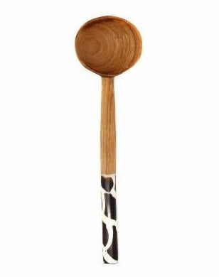 wood coffee scoop sugar spoon