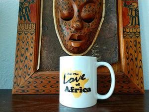 mug wood african art carving
